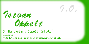istvan oppelt business card